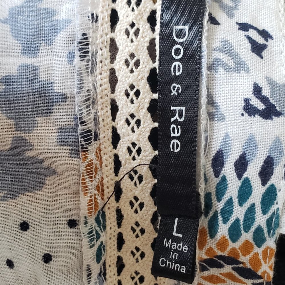 Doe & Rae Bohemian Patchwork Top - Picture 5 of 10